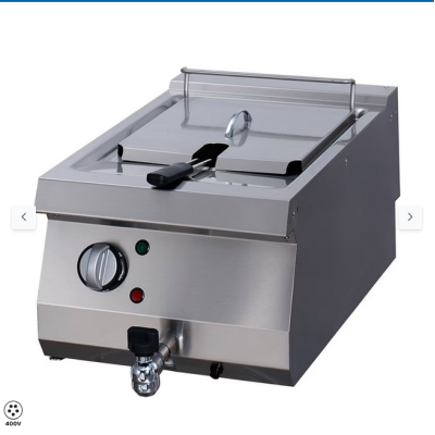  Φριτέζα βαρέως τύπου - 1 x 12L - Ηλεκτρική - με βρύση αποστράγγισης - βάθος 70cm